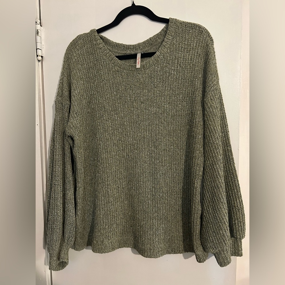 My Story Olive Knit Women's Sweater